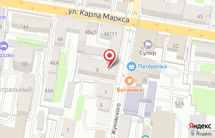 Компания по продаже сыпучих материалов ТТЛ на улице Жуковского на карте