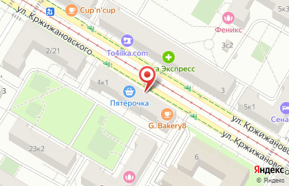 Компания В-Групп Ойл на улице Кржижановского на карте
