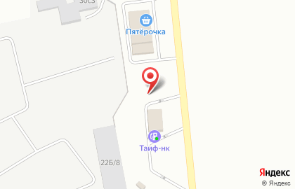 Таиф-нк азс на Молодёжной улице, 70а на карте