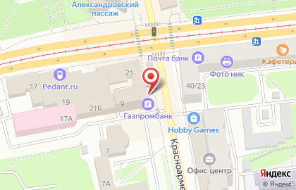 Федеральная сеть агентств по разработке и защите брендов Bebrand на Красноармейской улице на карте