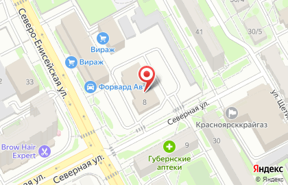 Красноярская региональная общественная спортивная организация Федерация Киокусинкай каратэ-до в Красноярске на карте