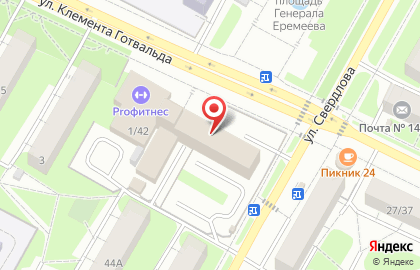 Fonbet на улице Клемента Готвальда на карте