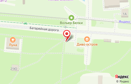 Спринтер на Крестовском острове на карте
