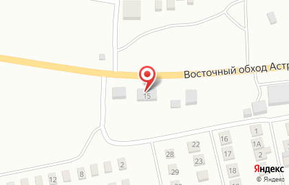 Столовая в Астрахани на карте