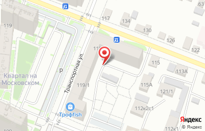 Невский на Транспортной улице на карте