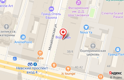 ОАО АКБ Связь-Банк на Невском проспекте на карте