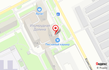 Аварийная служба на Комсомольском проспекте на карте