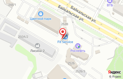 F!T SERVICE на Байкальской улице на карте