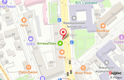 Салон Оптика для всей семьи в Кировском районе на карте