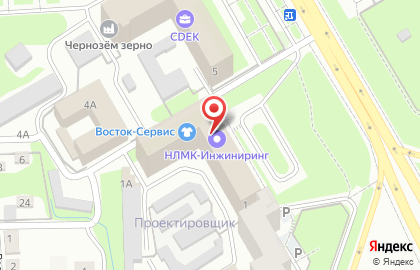 Проектная организация НЛМК-Инжиниринг на карте