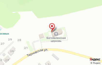 Свято-Богоявленский Храм в Воронеже на карте