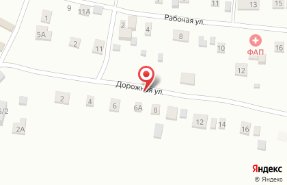 Виола на Дорожной на карте