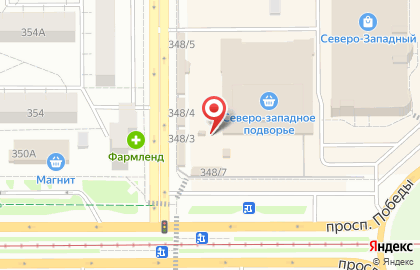 Киоск по продаже фастфудной продукции в Курчатовском районе на карте