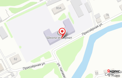 Ишимская школа-интернат на карте