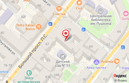 Вкус Моды в Петроградском районе на карте