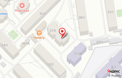 Магазин напитков на улице Лермонтова на карте