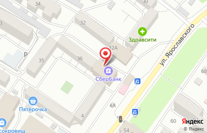 СберБанк в 1-ом микрорайоне на карте