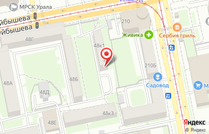 Торгово-монтажная компания Аметист в Октябрьском районе на карте