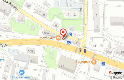 Склад-магазин Цветы Голландии в Центральном районе на карте
