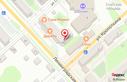 Банк Уралсиб в Великом Новгороде на карте