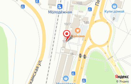 Продуктовый магазин в Перми на карте