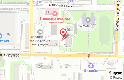 Парикмахерская Тамара во Владивостоке на карте
