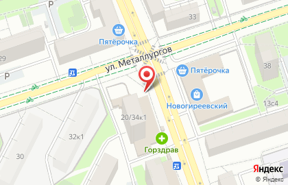 Киоск быстрого питания Хлебный дом на карте
