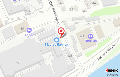 Биэс на Набережной улице на карте