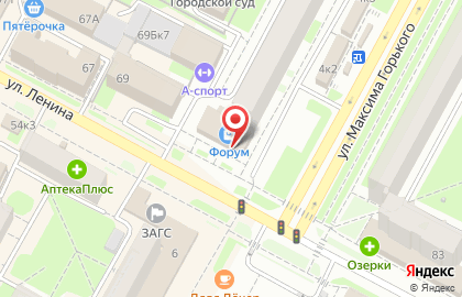 Кондитерская Продсиб на улице М.Горького на карте