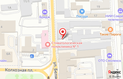Магазин сантехнических принадлежностей Вентиль в Смоленске на карте