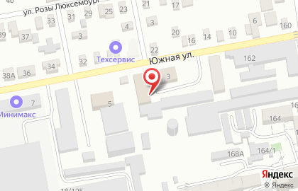 ОАО Банкомат, АКБ Абсолют Банк на Южной улице на карте