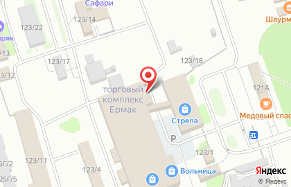 Магазин мебели Мир кухни в Тобольске на карте
