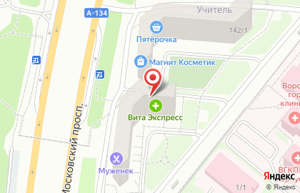 Супермаркет Магнит в Воронеже на карте