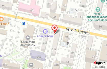 ПАЛЬМИРА на проспекте Славы на карте