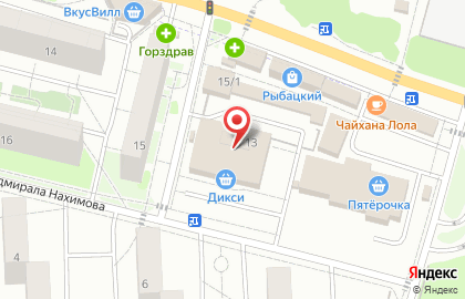 Томас на улице Адмирала Нахимова на карте