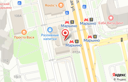 Кафе в Москве на карте