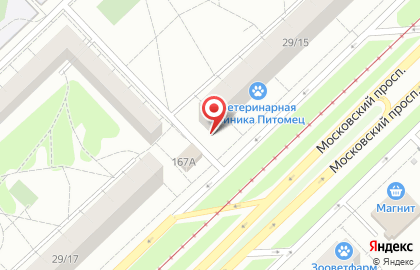 Салон ритуальных услуг Небеса на Московском проспекте на карте