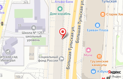 Пансионат Почта России в Даниловском районе на карте