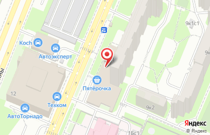 Мастерская по ремонту одежды, обуви и ключей на Бульваре Дмитрия Донского на карте
