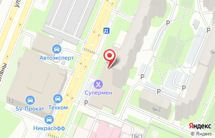 Супермаркет Пятёрочка в Москве на карте