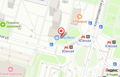 Московский кредитный банк на метро Южная на карте