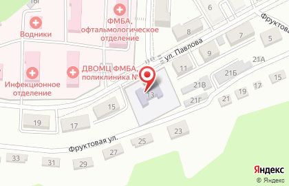 Детский сад №23 на улице Павлова на карте