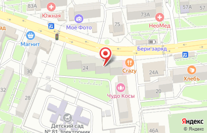 Зоосалон Милый пес на карте