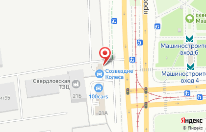 Торговая компания Аккорд на проспекте Космонавтов на карте