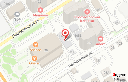 АНАНАС на Пролетарской улице на карте