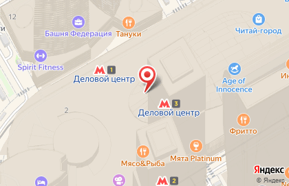 Автомат linzomat на Пресненской набережной на карте