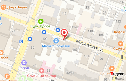 Магазин медицинской одежды Elit на Московской улице на карте