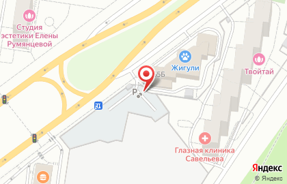 Автостоянка в Тольятти на карте