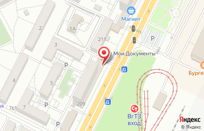 Служба курьерской доставки СберЛогистика в Тракторозаводском районе на карте