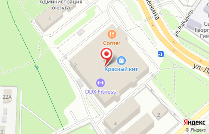 Перекресток на улице Ленина на карте